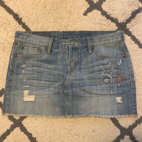 Lucky Brand Dresses & Skirts - Lucky Brand Jean Miniskirt- by Gene Montesano